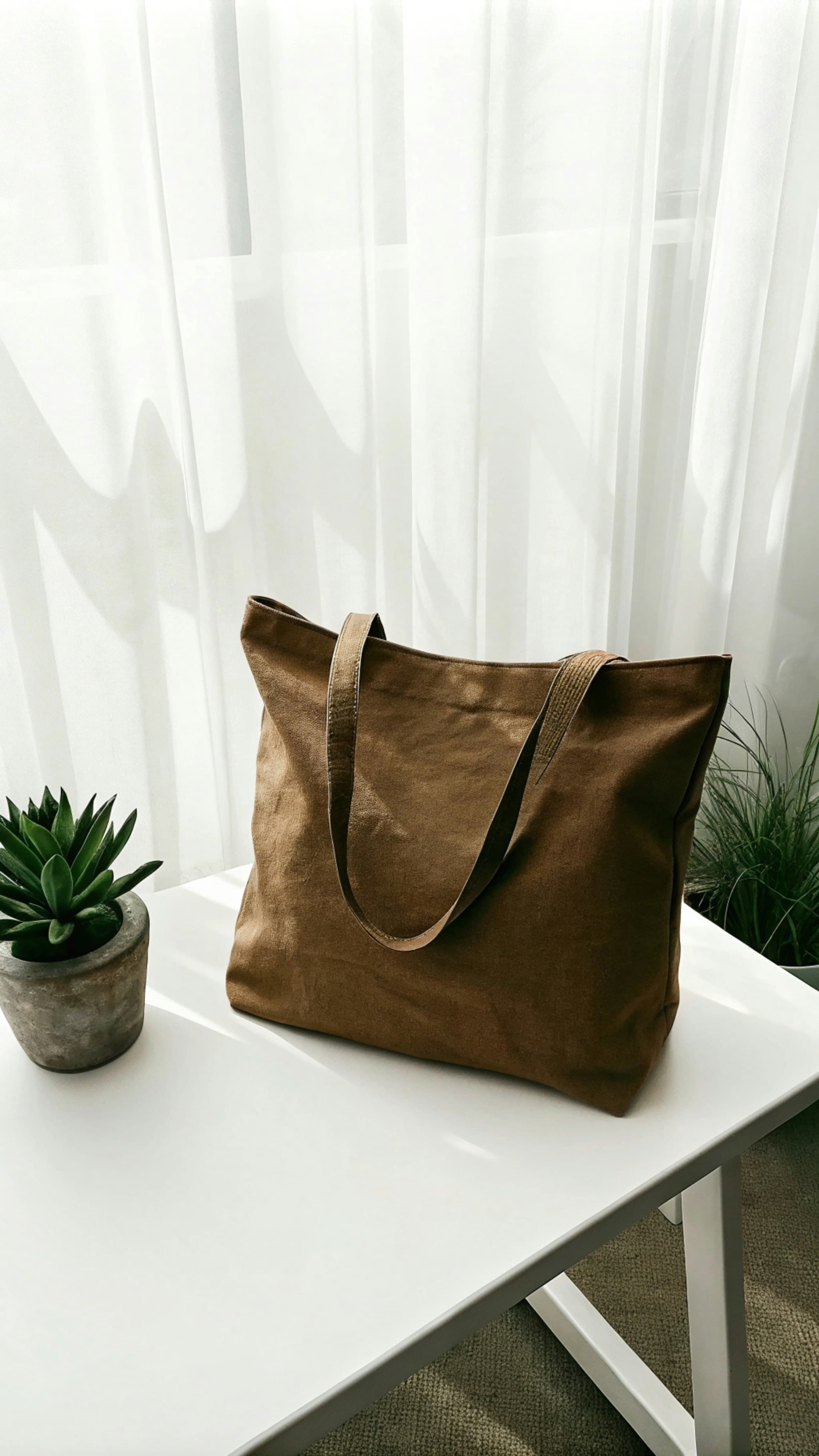 Linen Tote Bag — Natural